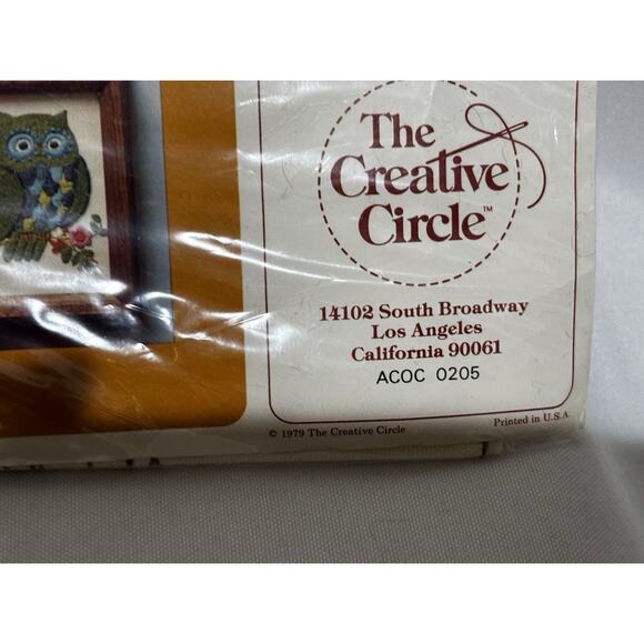 New Creative Circle Vintage Embroidery Kit - 210 Popcorn & Donuts MCM Collector - Picture 5 of 8